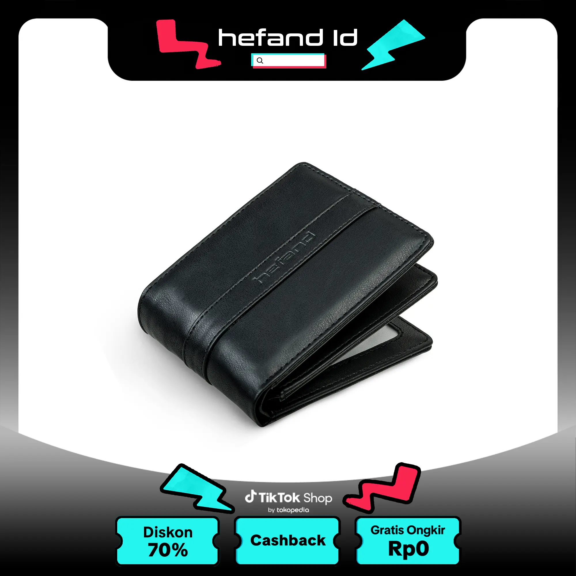 Hefand id - Dompet Pria Sino Dompet Kulit Pu Wallet Pendek Lipat Premium