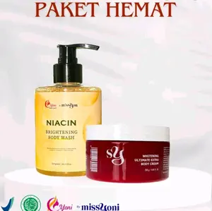 YONI SKINCARE, PAKET HEMAT, 1 WHITENING ULTIMATE, 1 BODY WASH NIACIN