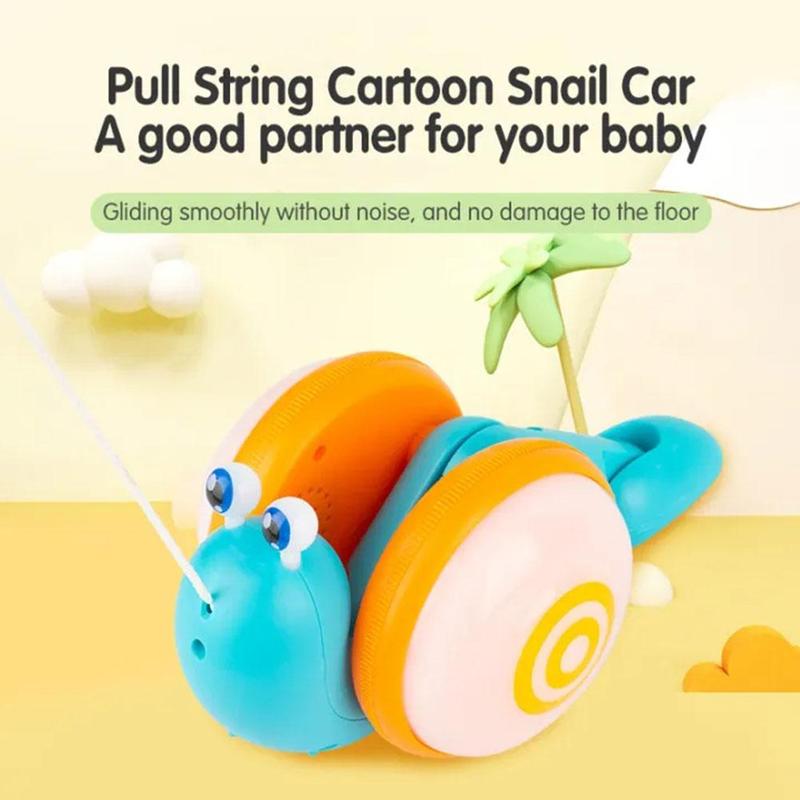 Đồ Chơi Ốc Sên Có Dây Kéo, Dây Kéo Ốc Sên, Có Thể Bò, Âm Nhạc, Xếp Hình 5