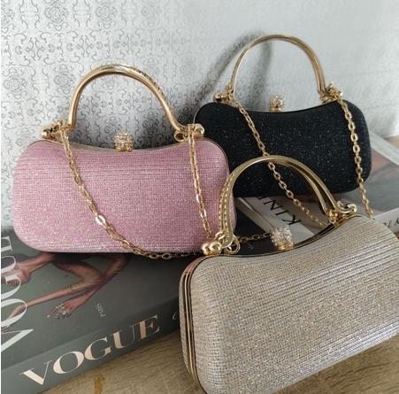 Tas Pesta Mewah Wanita Import Terbaru 2024 Elegan Tas Kondangan Wanita Mewah Clutch Wanita Dompet Pesta Import Hand Bag Wanita Ratunya Sultan Clutch Wanita bling bling Korean Style Elegan Mewah Unik Aesthetic 7