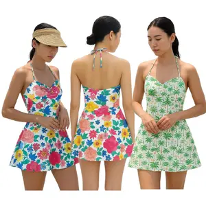 Baju Renang Wanita Dewasa Yukensi Tali dengan Cup Bra