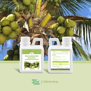 [BISA COD] POC BOOSTER KELAPA 500 ML - Pupuk Organik Cair dan ZPT Khusus Tanaman Kelapa - Mempercepat Pertumbuhan dan Pelebat Tanaman Kelapa
