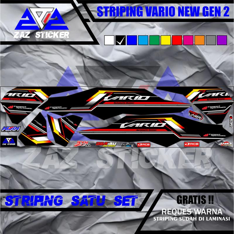 Product Introduction of Zaz Sticker Striping Vario New Gen 2 Design Motif 13 18