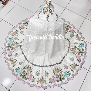 Katun Paris bambu premium bordir strimin mix suji cantik khas Bukittinggi