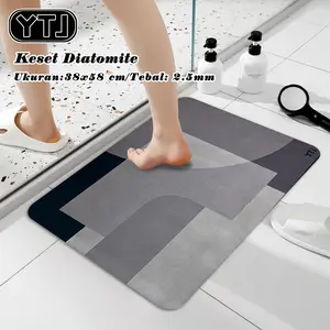 YTJ Keset Menyerap Air 38x58cm Keset Kamar Mandi Menyerap Air Anti Slip Kamar Mandi Keset Lantai Menyerap Air