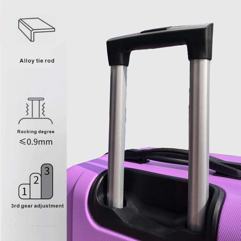 Product Introduction of Koper 1037 Bagasi Size 24inci Anti Lecet Tahan Banting Roda 4 Putar 360derajat Pin Lock 6