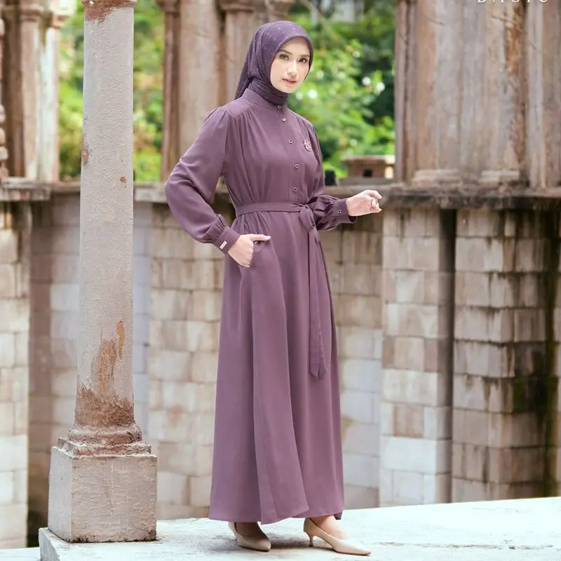 elena basic dress & Tunik by Aden hijab by Anggraeni Muslim 0