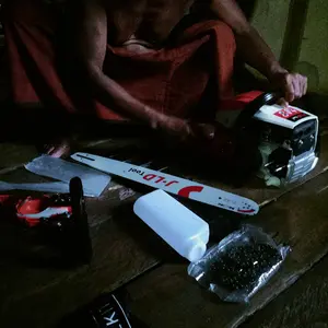 JLD Mesin Potong Kayu 20inch bar Chain saw 54.6CC 2Tak Gergaji Potong Kayu mesin gergaji Mesin senso