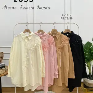 BEAUTY Shirt atasan kemeja import