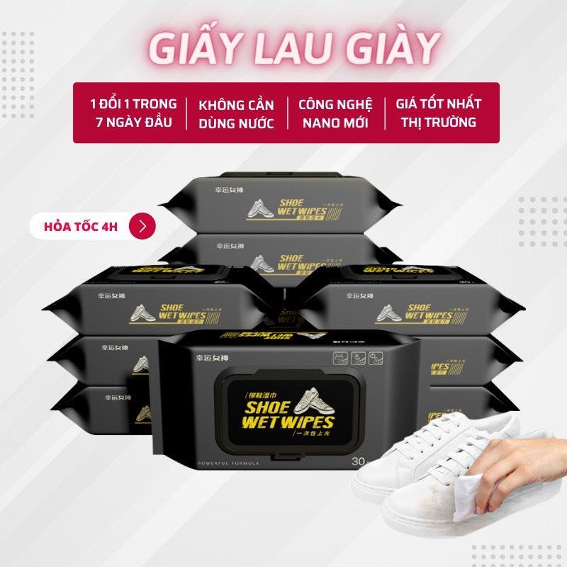 jk [❌GIÁ SỈ❌] Khăn giấy lau giày siêu sạch, không hóa chất làm hại vải giày 88352