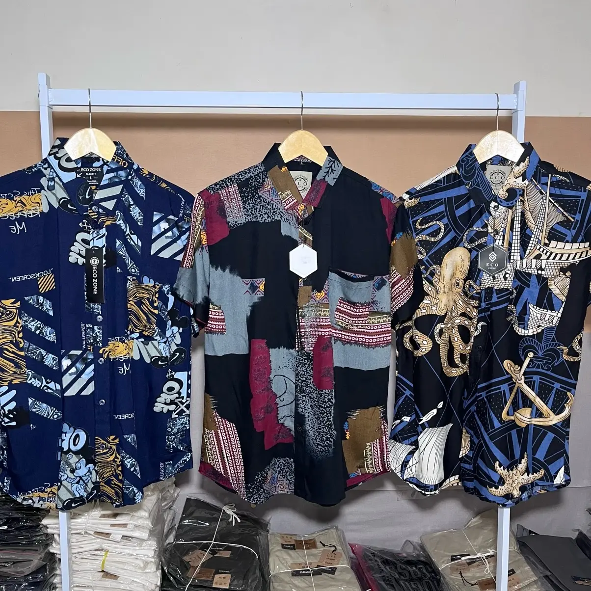 Kemeja Pria Rayon Premium Motif Kekinian