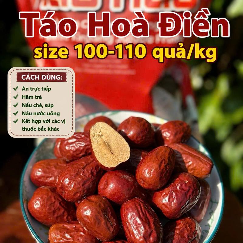Quả táo tàu đỏ sấy khô Dùng làm thực phẩm