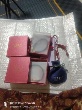 Product Review of TAKA Jewellery 999 Pure Gold Double Baby Pixius with 6mm Beads Bracelet from _**_ 1