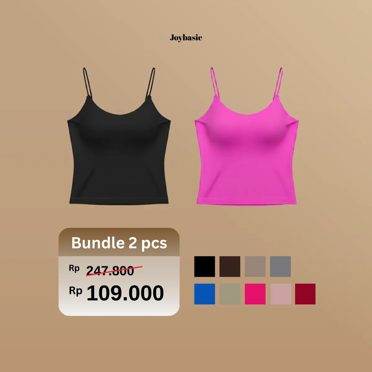 PAKET 2【Black+Fuchsia】