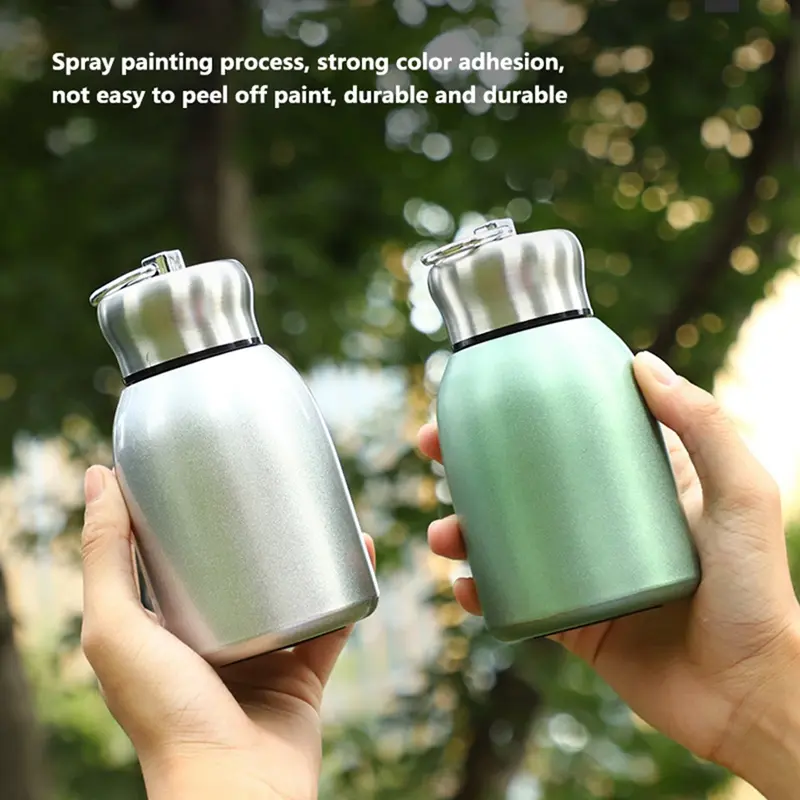 300 ML Kids Baby Creative 304 Stainless Steel Insulated Cup, Mini Pocket Cup, Portable Small Capacity Gift Cup for Male and Female Students Bottle Water Bottles