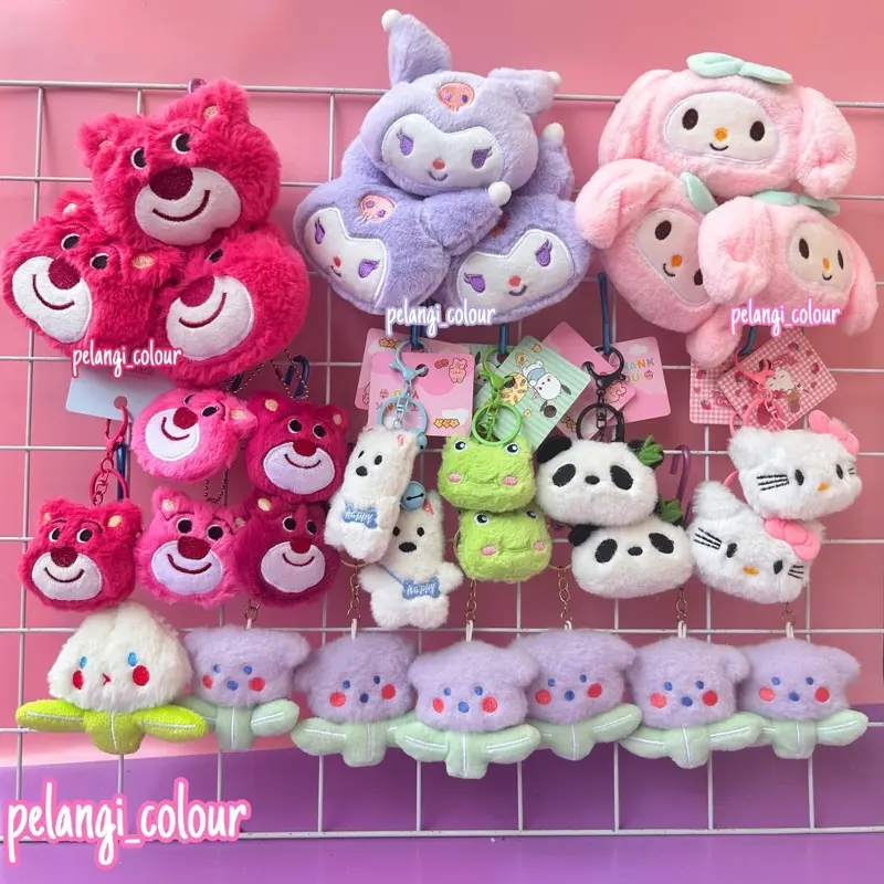 Gantungan Kunci boneka melody / Ganci boneka kuromi lotso / Ganci boneka melody