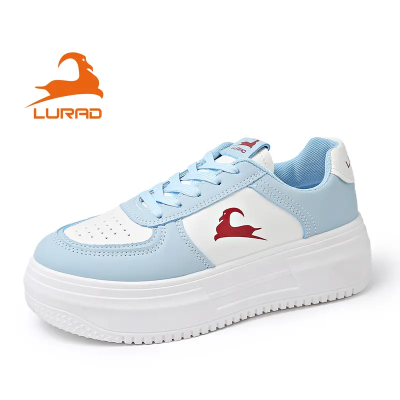LURAD Sepatu Wanita Sol Empuk Non Slip Sneakers Cewek Simple Stylist Fashion Shoes Wanita Modis WL2491 Casual Karet Sport Olahraga 2