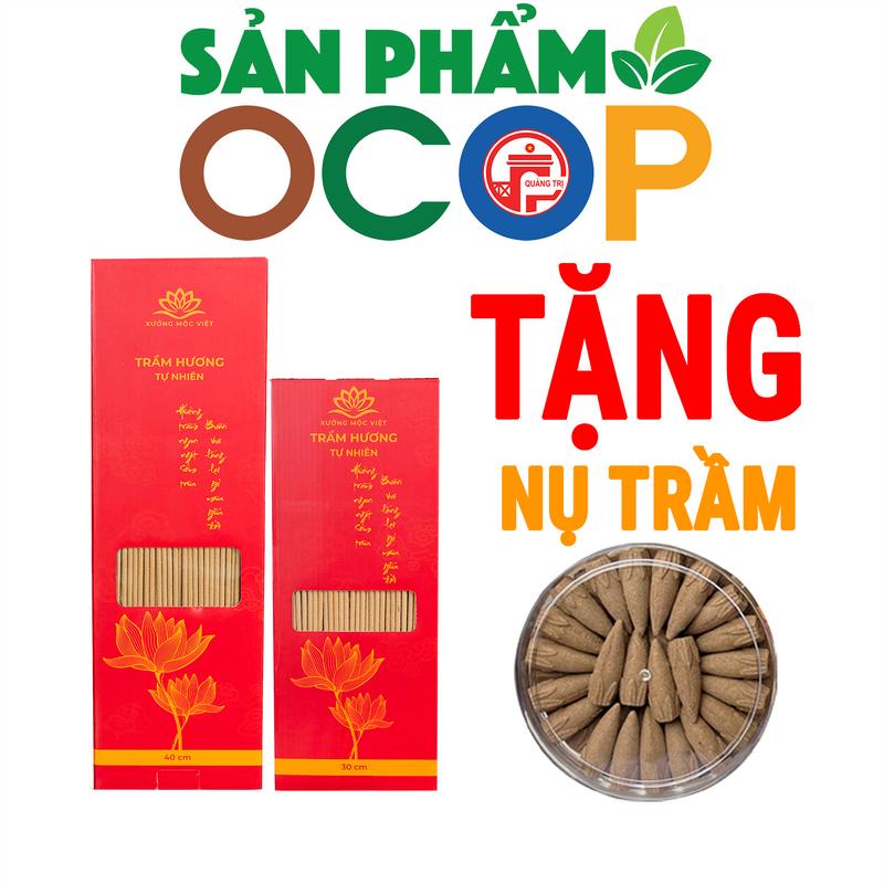  Nhang trầm hương cao cấp sạch  500gr  Xưởng Mộc Việt chuẩn sản phẩm OCOP ISO mùi thơm dịu nhẹ 