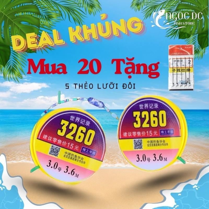 Dây Trục Câu Đài 3260 Trục Câu Đài Buộc Sẵn,Trục Câu Cá