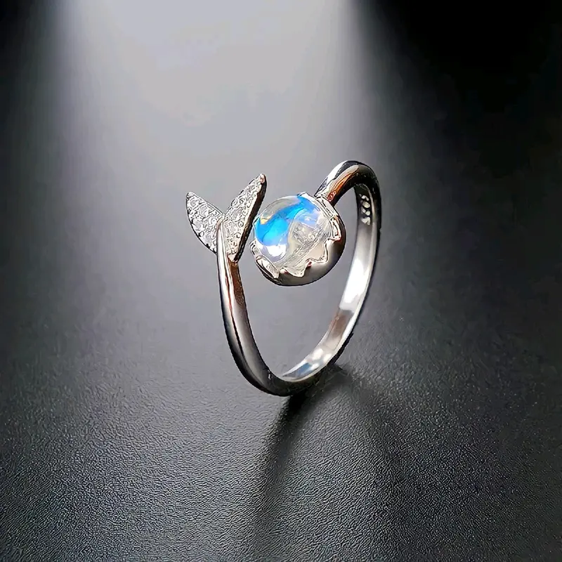 Cincin Desain Ekor Mermaid (Adjustable) Berlian Putri 0