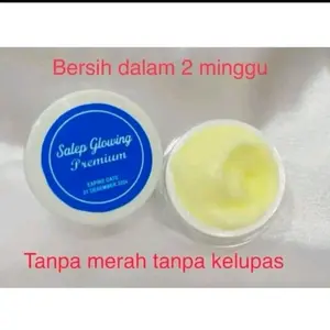 salep glowing premium stiker biru UK 5gr