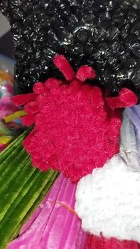 Product Review of 100pcs Colorful Dense Fuzzy Wire Pipe Cleaner Craft Flower Chenille Stem Children's Handmade DIY Ingredients Wool Strip Macaron from 7**° 1