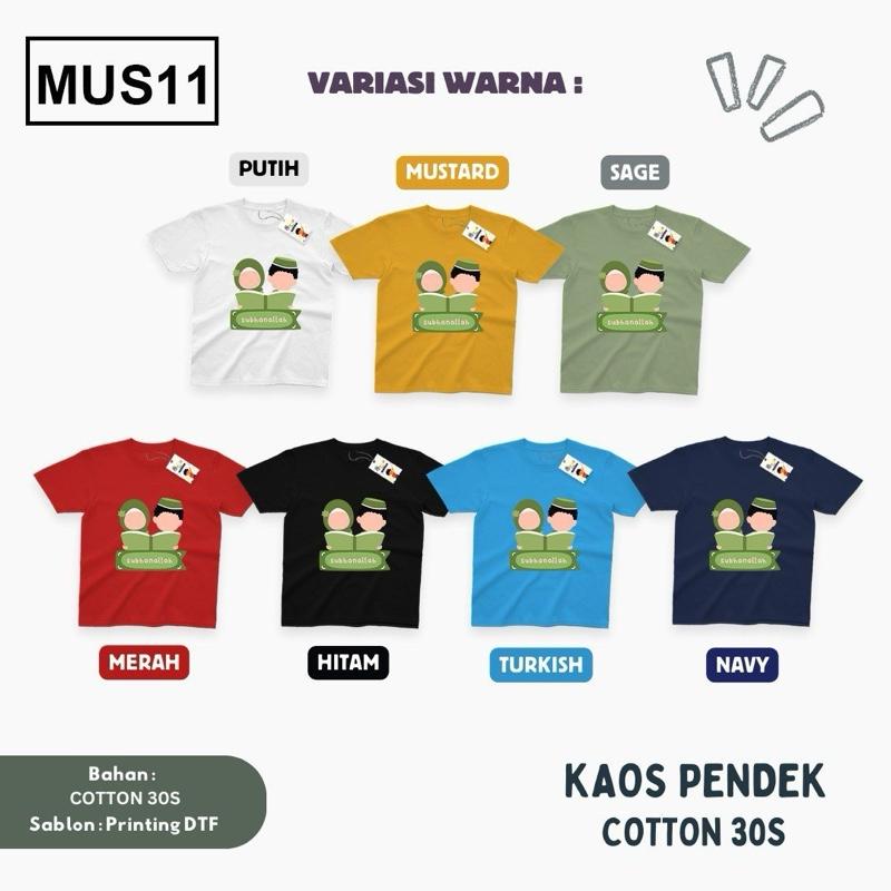Atasan Kaos Anak Lengan Panjang Motif Muslim Series 3