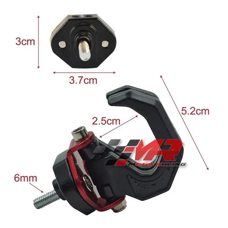 gantungan barang motor model cabang standar full cnc universal semua motor bisa beat mio vario scoopy fino jupiter supra lexi nmax genio fazzio pcx centola hook gantungan double 3