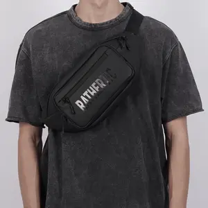 Rathertic | Arka Waistbag Slingbag Waterproof Tas Pinggang Selempang Ringan Anti Air Pria Wanita Cowok tasmlb cowok