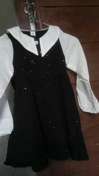 Product Review of KFO58-Dress Anak Perempuan Gaun Pesta Lengan Panjang Elegant Black Glitery from c**a 0