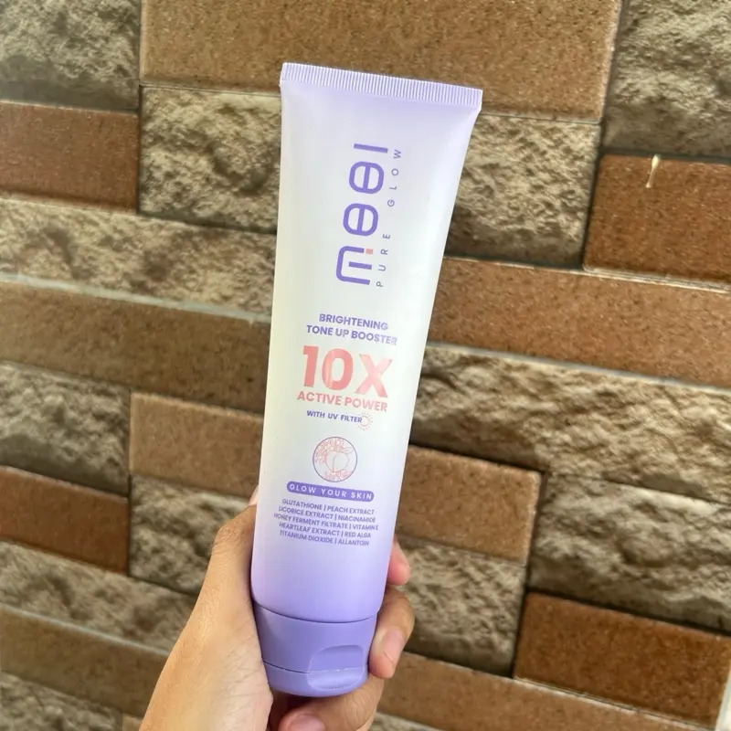 MOOI PURE GLOW BRIGHTENING TONE UP BOOSTER 10X ACTIVE POWER With UV Filter Mencerahkan Tubuh Memutihkan Lotion 1
