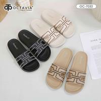 Gambar OCTAVIA Sandal Slide Slip On Wanita H Series #OC-7032 (FREE BOX) - Black, 37 = 23,5 cm dari Octavia Shoes Kab. Tangerang 3 Tokopedia