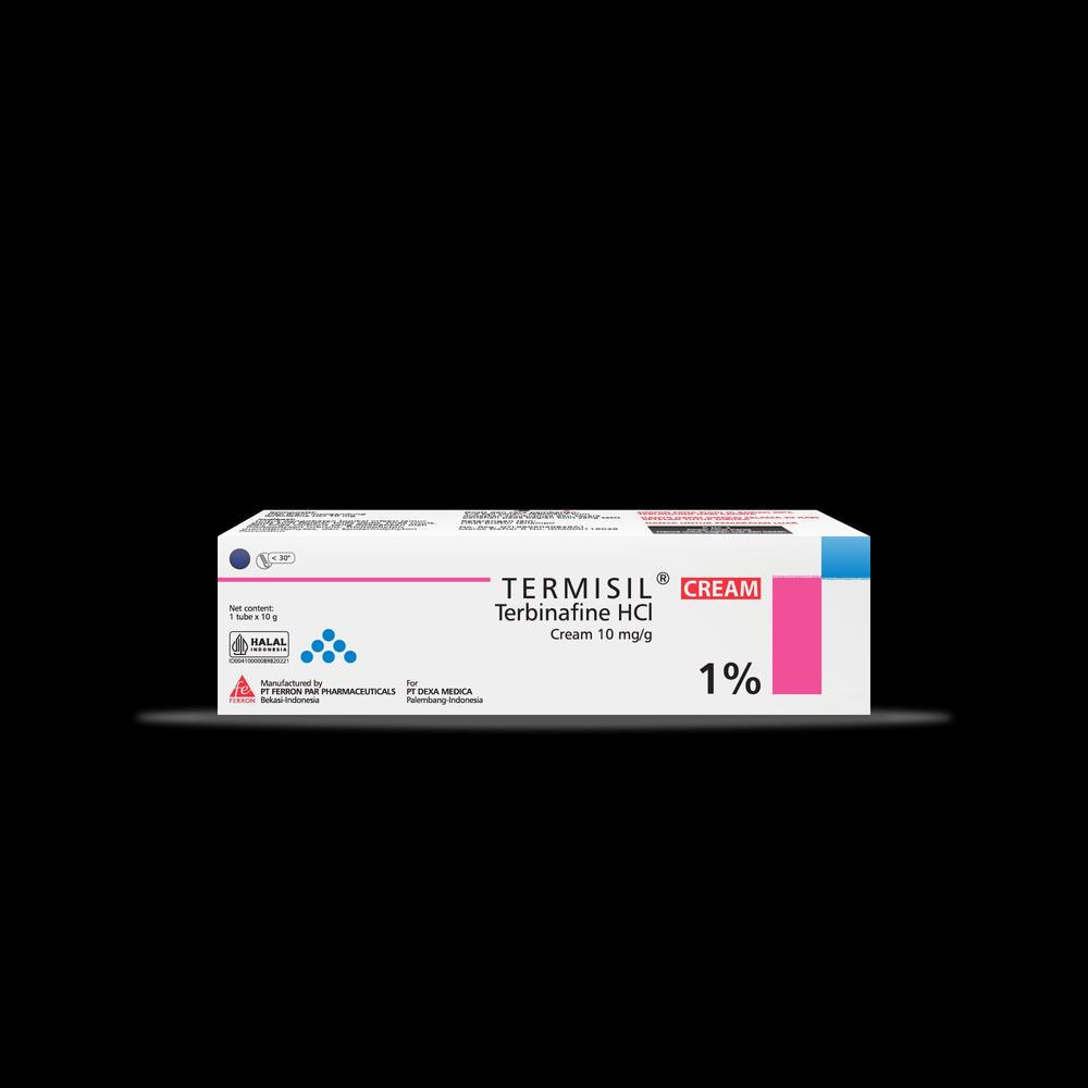 TERMISIL KRIM 1% TUBE 10gr (TERBINAFINE HCl)