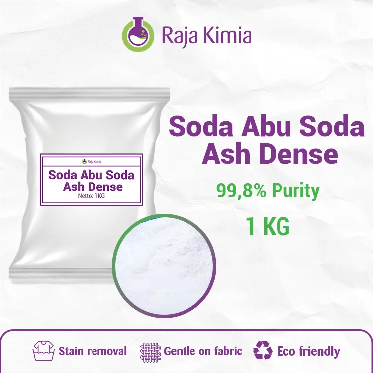 Soda Abu Soda Ash Dense / Perlengkapan Rumah - 1 KG