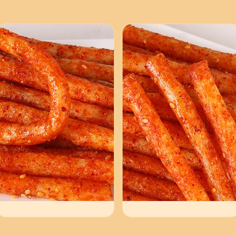 [HALAL] Sweet & Spicy LATIAO Makananringan snack camilan sweet spicy strips pedas Quickly Shipping (68g/pack) [READY STOCK] Food Chilli Chili Bag 3