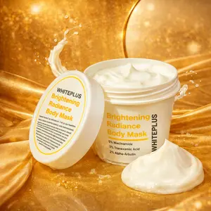WHITEPLUS Brightening Radiance Body Mask | Masker Badan Pencerah Badan | Mencerahkan & Melembutkan