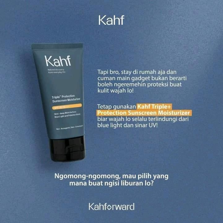 Kahf Triple+ Protection Sunscreen Moisturizer 30 ml Wajah 3