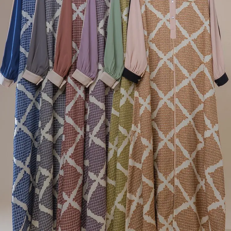 Kode C Gamis dewasa random model d azhura butik kode C 7