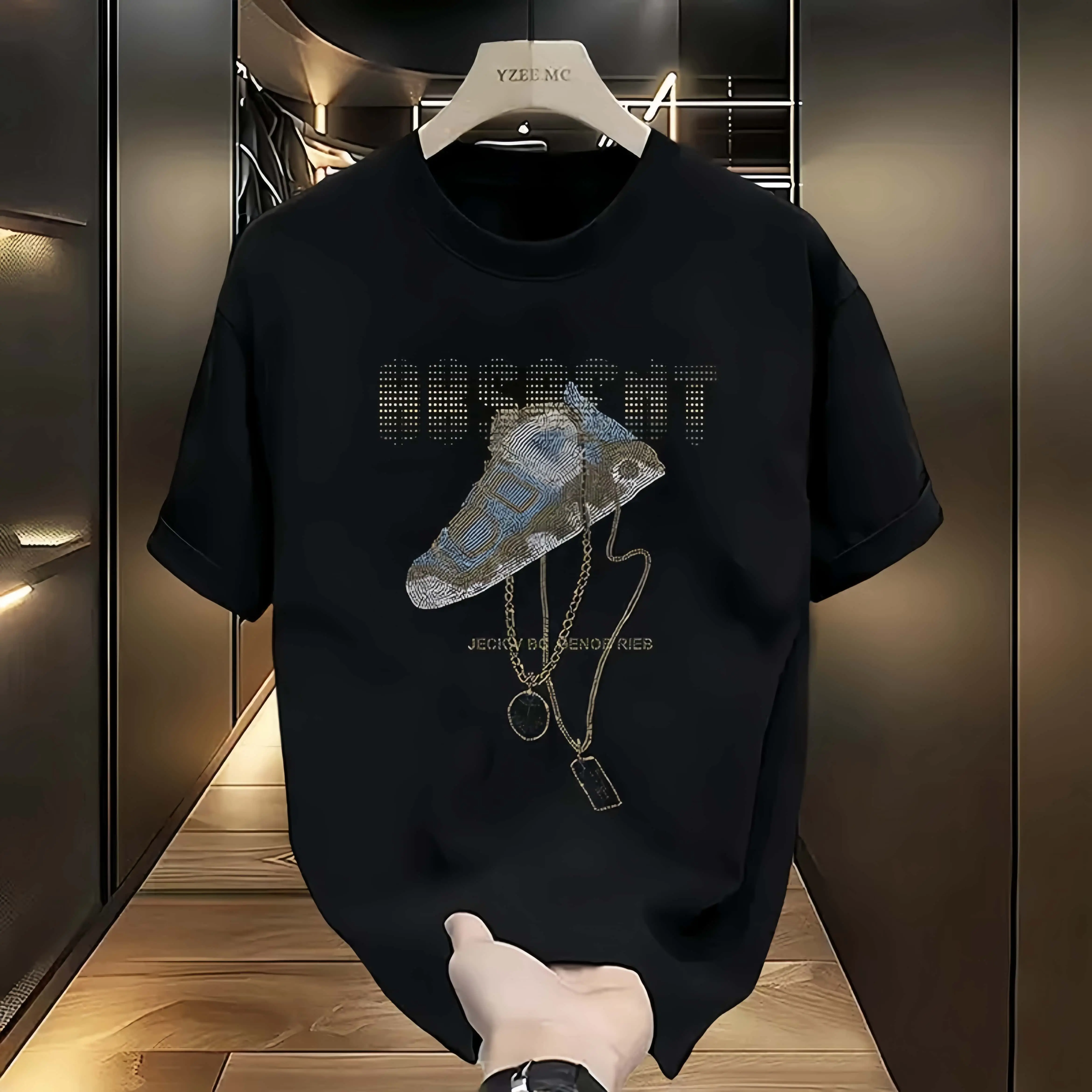 T-shirt Custom Streetwear Pria Modis dan Trendy - Distro - Baju, Oblong-Keren, Combed - Polos, Surfing dengan Sablon - Santai, Katun