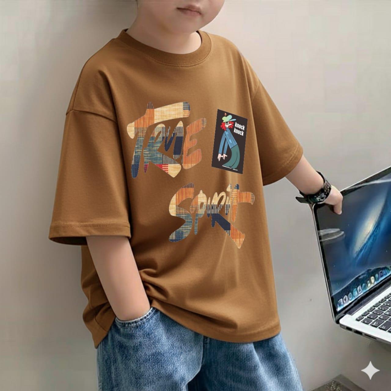 Kaos Distro OVERSIZE TRUE SPIRIT Anak Laki-Laki/Fashion Anak Laki-Laki Kekinian/Baju Anak Laki-Laki Model Terbaru/Kaos Anak Laki-Laki Viral