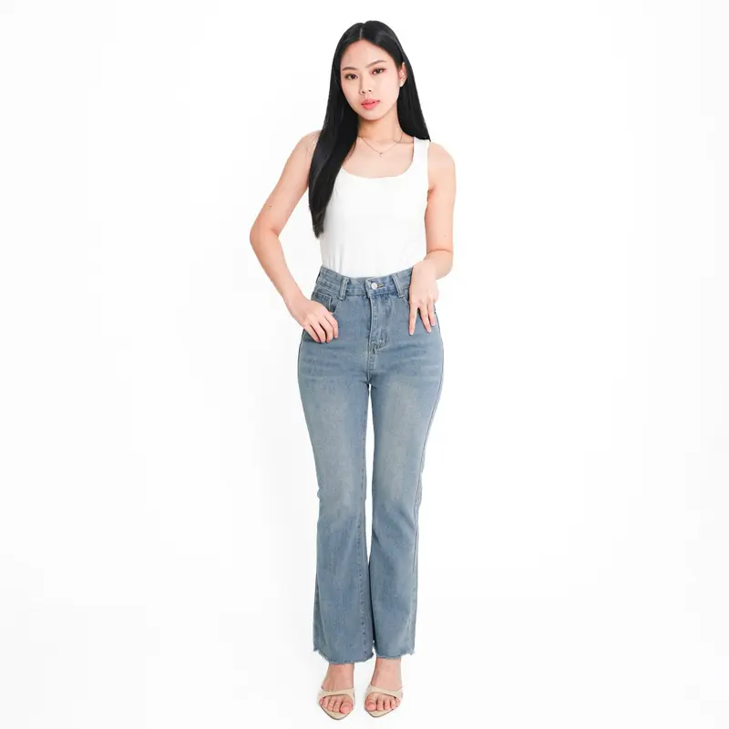 [LUXE.DLABEL] - 161 JEANS  | Celana Panjang Highwaist Wanita Jeans Wanita Polos Ripped Jeans Highwaist Wanita Skinny Jeans Highwaist Baggy Wideleg Jean 3