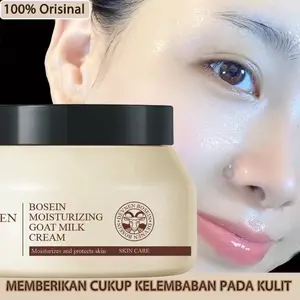 Goat Milk Moisturizer Cream Krim pemutih wajah glowing cepat 5X Pro-Xylane Goat Milk Anti-Aging and Moisturizing Cream 150gr Anti-Aging Anti wrinkles Pemutih Glowing Krim Melembabkan Whitening Wajah Kering Dan Kusam Penghidrasi Wajah Krim Susu Kambing