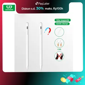 【GOOJODOQ】 9th Gen Stylus Pencil dengan Palm Rejection Stylus Pen pad pro 11 2021 gen 7/8/9 10.2 Pena Biru .