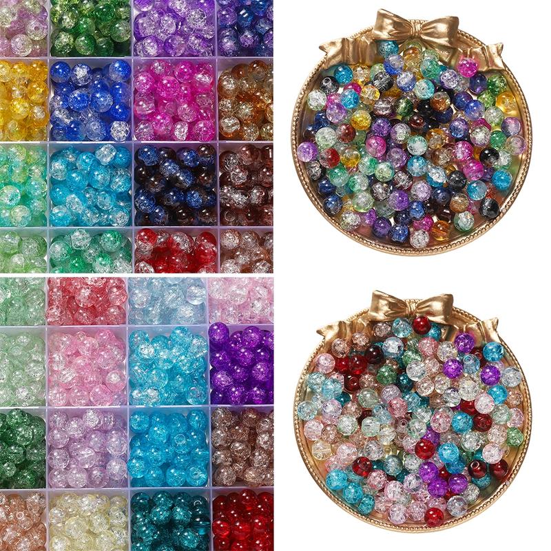 Hạt Thủy Tinh St.kunkka Nhiều Màu Sắc Hai Tông Màu Pop Nứt 50 105 Chiếc Thích Hợp Để Tự Làm Vòng Tay Và Vòng Cổ Đính Cườm 7 x 8mm