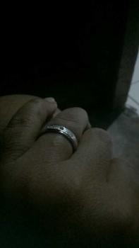Product Review of Cincin couple titanium silver { HARGA SATUAN }  / Cincin Mmata Banyak Pilihan Cincin Stainless Steel Polos skena from z**5 0