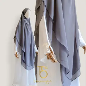 Tsurayya - Frenchkhimar Sadira Bahan Ceruty Lovela Free Cadar Tali 2 Layer
