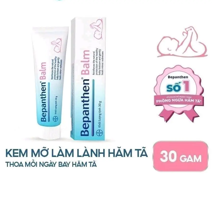 Kem chống hăm Bepanthen Blam 30g, dạng kem mỡ