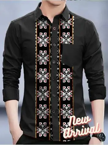 Angelaco | Kemeja Batik Batak Lengan Panjang Pria | Batik Motif Ulos Batak SE3 xxl.m l 6
