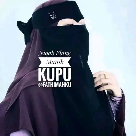 cadar niqab bandan pita cadar bandana cadar motif Muslim Jilbab Wanita Kerudung 3