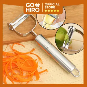 2in1 stainless peeler/pisau kupas stainless 2 sisi/Pisau Kupas Buah & Sayur Stainless Steel